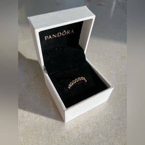 Pandora 14k gold heart ring size 7